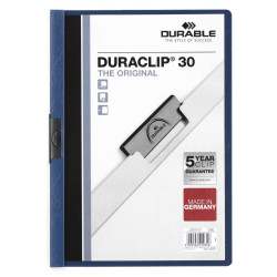 Mape ar piesp. DURACLIP 30, tumši zila