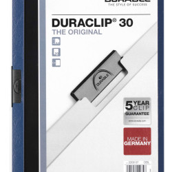 Mape ar piesp. DURACLIP 30, tumši zila