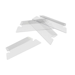 Iekaramo mapju karodziņš Economy, caurspīdīgs turētājs, 25gab.