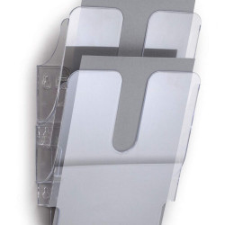 Держатель брошюр Durable Flexiplus 9008 настенный А4 прозрачный