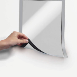 Магнитный  холдер Duraframe Duraframe A4 самоклеющийся  серебристый