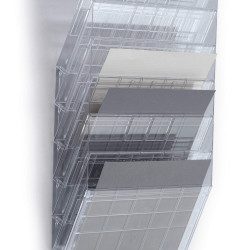 Настенный держатель Durable Flexiboxx 6 прозрачный A4 ландшафт