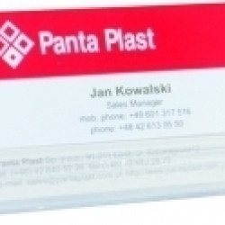 Держатель для визиток Panta Plast 9fafb3c прозрачный акрил