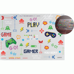 Игровой коврик deVENTE Level Up Game 70x50 см прозрачный ПВХ