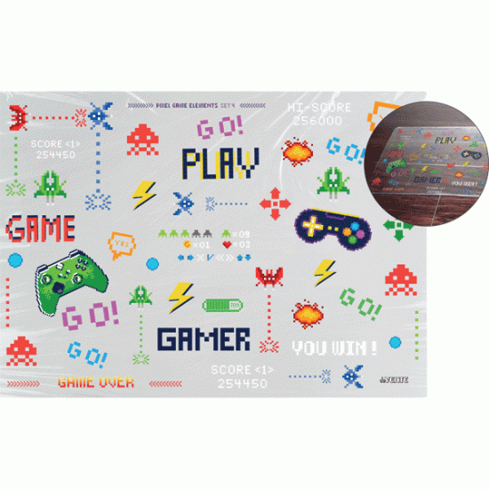 Игровой коврик deVENTE Level Up Game 70x50 см прозрачный ПВХ