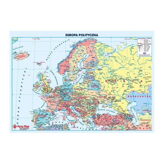 Коврик для стола PantaPlast Европа 59.5x36.5 Большой размер