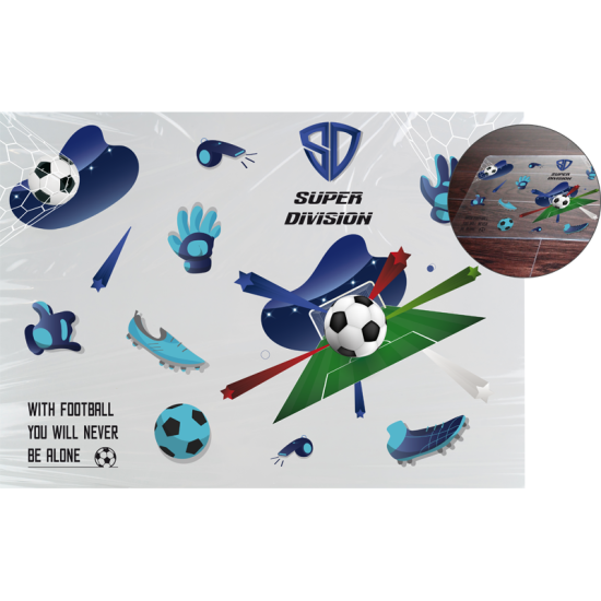Коврик настольный deVENTE "Super Division", Transparent, Защита поверхности