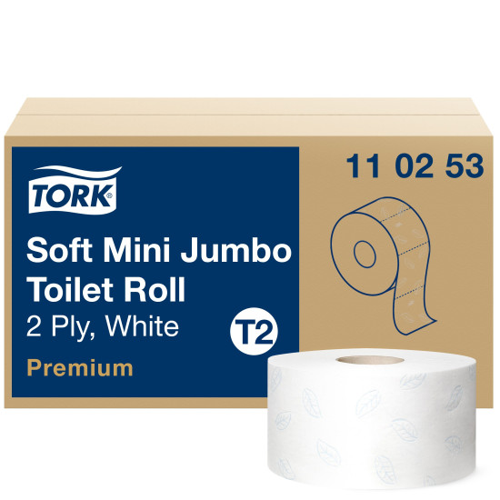 Туалетная бумага Tork T2 Premium Soft, White, Исключительная Мягкость