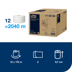 Туалетная бумага Tork T2 Premium Soft, White, Исключительная Мягкость