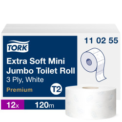 Туалетная бумага TORK Mini Premium Extra T2, 170м, 3-слойная