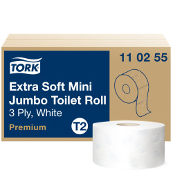 Туалетная бумага TORK Mini Premium Extra T2, Белый, Ультрамягкая
