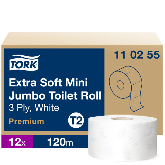 Туалетная бумага Tork Premium Extra Soft T2, White, Long-Lasting