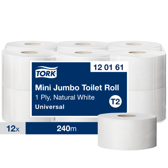 Туалетная бумага Tork T2 Universal, White