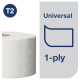 Туалетная бумага Tork T2 Universal, White