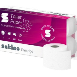 Туалетная бумага Prestige Kamille, White, 3-слойная