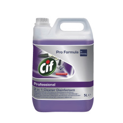 Virsmu uzkopšanas un dezinfekcijas līdzeklis CIF SafeGuard 2in1 ,5l