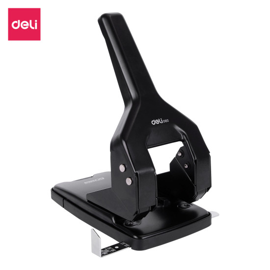 Caurumotājs Deli 0150 60 lapām, melns