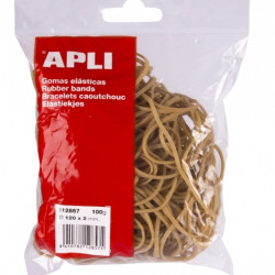Резинки APLI 120x2мм 100г