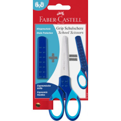 Детские ножницы Faber-Castell Grip безопасные для левшей и правшей
