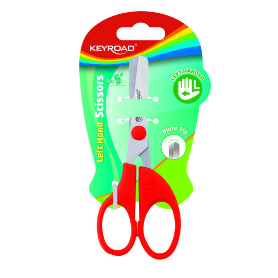 Детские ножницы Keyroad 13 см для левшей