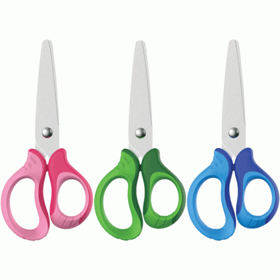 Bērnu šķēres KEYROAD SOFT, 12,5 cm, asorti