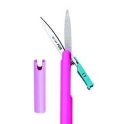 *Šķēres PLUS POCKET 13.5cm, rozā