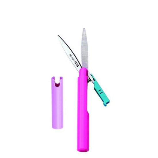 *Šķēres PLUS POCKET 13.5cm, rozā