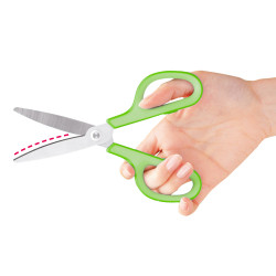 Šķēres PLUS FITCUT CURVE SMART 17.4cm, zaļas