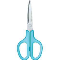 Šķēres PLUS FITCUT CURVE SMART kreiļiem 17.4cm, zilas