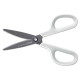 Šķēres PLUS FITCUT CURVE FLUORINE 17.4 cm, baltas ar pelēku