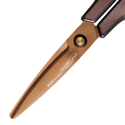 Šķēres PLUS FITCUT CURVE TITANIUM 17.4 cm, brūnas