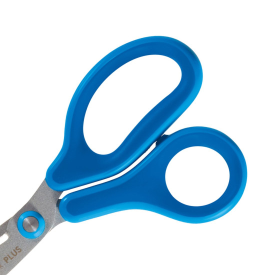 Šķēres PLUS KIDS 14.5cm, zilas