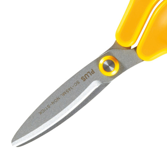 Šķēres PLUS KIDS 14.5cm, kreiļiem, dzeltenas