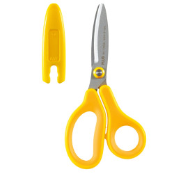 Šķēres PLUS KIDS 14.5cm, kreiļiem, dzeltenas