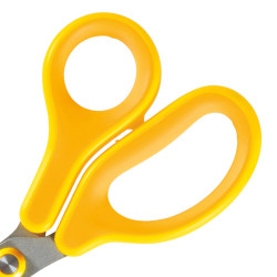 Šķēres PLUS KIDS 14.5cm, kreiļiem, dzeltenas