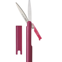 Šķēres PLUS POCKET 13.5cm, sarkanvīna