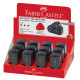 Zīmuļu asināmais Faber-Castell Sleeve Mini ar konteineru, 1 diametrs, melns