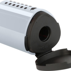 Zīmuļu asināmais Faber-Castell Grip 2001 Mini ar 1 diametru un konteineru, pelēks