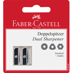 Zīmuļu asināmais ar 2 caurumiem Faber-Castell, metāla