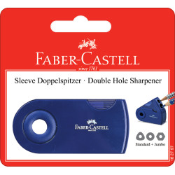 Zīmuļu asināmais Faber-Castell Sleeve, ar konteineri, 2 caurumiem