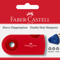 Zīmuļu asināmais Faber-Castell Sleeve, ar konteineri, 2 caurumiem