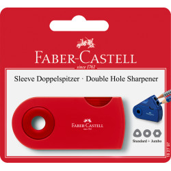 Zīmuļu asināmais Faber-Castell Sleeve, ar konteineri, 2 caurumiem