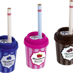 Zīmuļu asināmais un zīmulis Milkshake, asorti