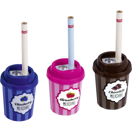 Zīmuļu asināmais un zīmulis Milkshake, asorti