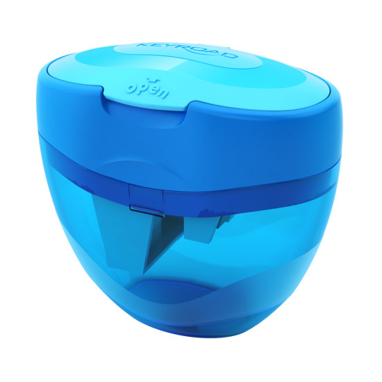 Zīmuļu asināmais Keyroad ar konteineri, trīs diametri