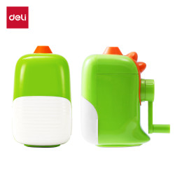 Точилка для карандашей DELI H521, GREEN, Крокодил