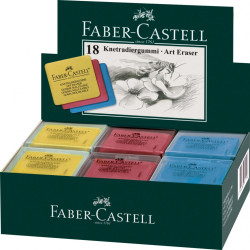 Ластик Faber-Castell Kneadable Art Eraser 18шт