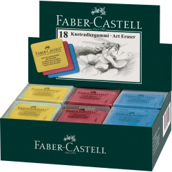 Ластик Faber-Castell Kneadable Art Eraser 18шт