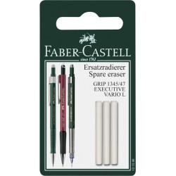 Ластики Faber-Castell Grip 13451347 Удлиненные 3шт