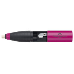 Точилка Faber-Castell 2в1 с ластиком 12шт